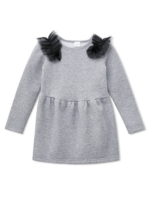Adorable Grey Casual Tunic by Kids Couture