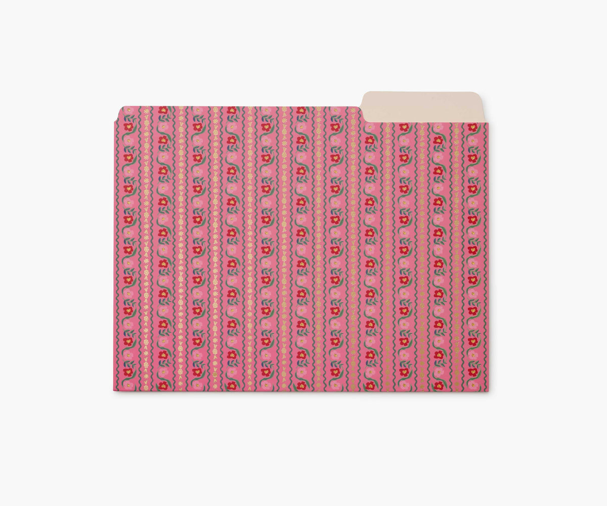 Assorted File Folders - Dahlia