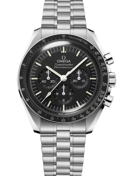 OMEGA Speedmaster Chronograph 38mm - Black on Bracelet